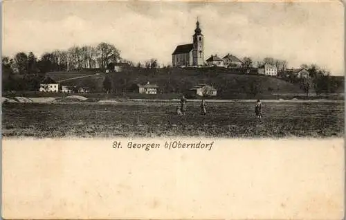 55277 - Salzburg - St. Georgen , bei Oberndorf , Panorama - nicht gelaufen