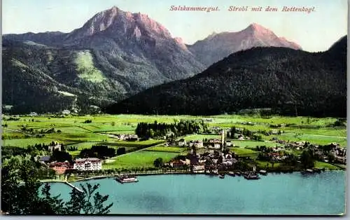 55291 - Salzburg - Strobl , mit dem Rettenkogl - gelaufen 1927