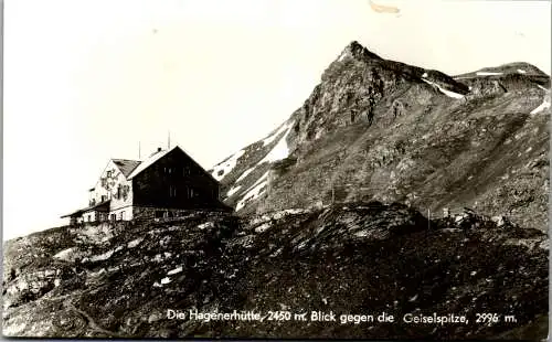 55302 - Kärnten - Mallnitz , Hagenerhütte , Blick gegen die Geiselspitze - nicht gelaufen