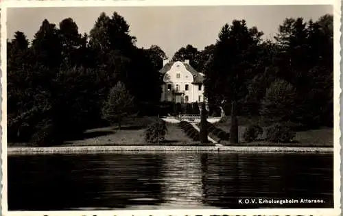 55308 - Oberösterreich - Attersee , K. O. V. Erholungsheim - gelaufen 1953