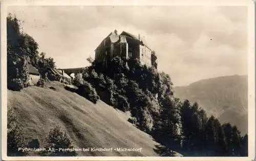 55309 - Oberösterreich - Altpernstein , Pernstein bei Kirchdorf Micheldorf , Phyrn , Burg , Schloss - gelaufen 1928