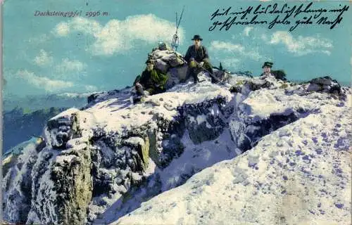 55311 - Salzburg - Dachstein , Gipfel - gelaufen 1909