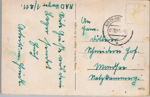 55317 - Oberösterreich - Aigen Schlägl , Panorama - gelaufen 1943