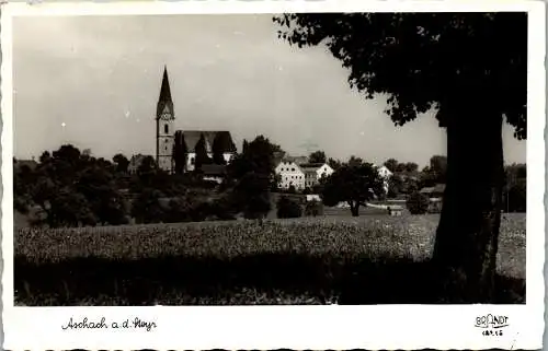 55323 - Oberösterreich - Aschach , an der Steyr , Panorama - gelaufen 1960