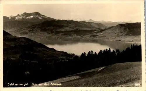 55324 - Oberösterreich - Attersee , Blick auf den Attersee - nicht gelaufen