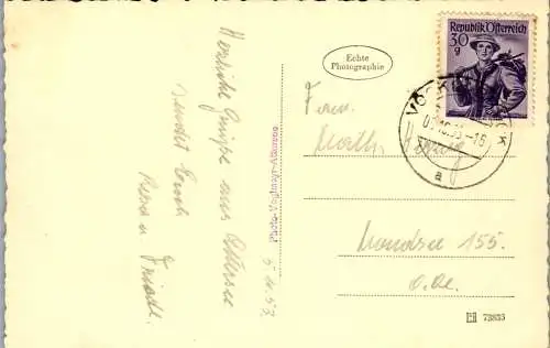 55329 - Oberösterreich - Attersee , K. O. V. Erholungsheim - gelaufen 1953