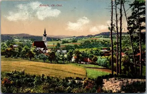 55331 - Oberösterreich - Atzbach , Panorama - gelaufen 1919