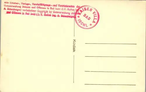 55335 - Oberösterreich - Bad Ischl , Kaiservilla , Inneres - nicht gelaufen