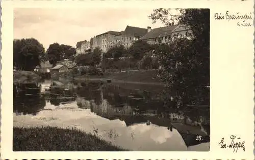 55358 - Oberösterreich - Braunau , Partie , Panorama - nicht gelaufen