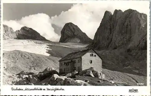 55379 - Oberösterreich - Dachstein , Adamekhütte mit Gosaugletscher - nicht gelaufen