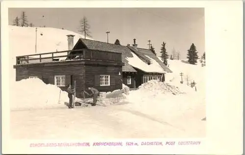 55383 - Oberösterreich - Krippenbrunn , Dachstein , Bundes Berg Schulungsheim , Post Obertraun - gelaufen 1950