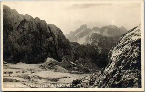 55387 - Oberösterreich - Dachstein , Bischofsmütze von der Steinerscharte - nicht gelaufen 1922