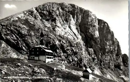 55390 - Oberösterreich - Dachstein , Guttenberghaus mit Sinabel - gelaufen 1975