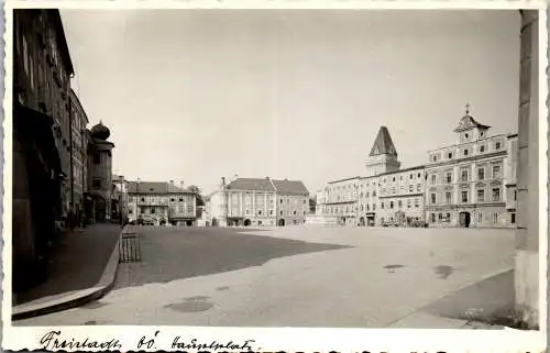 55401 - Oberösterreich - Freistadt , Hauptplatz - gelaufen