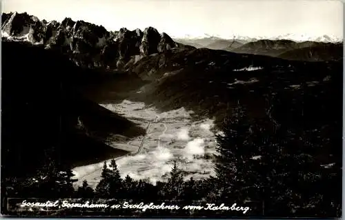 55427 - Oberösterreich - Gosautal , Gosaukamm u. Großglockner vom Kalmberg - nicht gelaufen