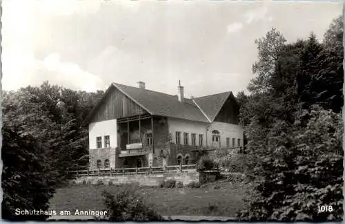 55431 - Niederösterreich - Mödling , Schutzhaus am Anninger - gelaufen 1964