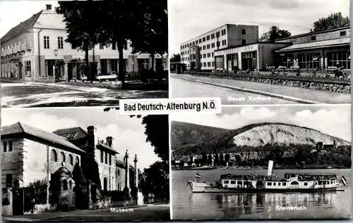 55435 - Niederösterreich - Bad Deutsch Altenburg , Museum , Neues Kurhaus , Steinbruch , Altes Kurhaus - 1967