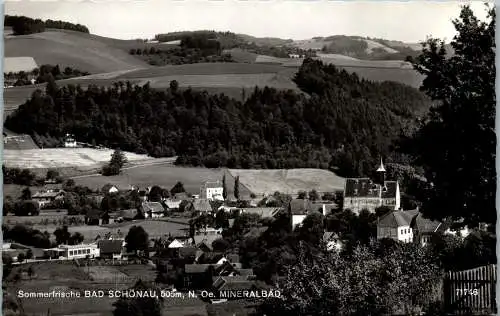 55436 - Niederösterreich - Bad Schönau , Mineralbad , Panorama - gelaufen 1963