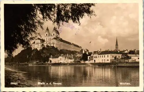 55452 - Niederösterreich - Melk , Wachau , Ansicht , Feldpost - gelaufen 1940