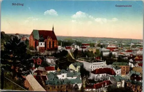 55453 - Niederösterreich - Mödling , Gesamtansicht - nicht gelaufen 1917