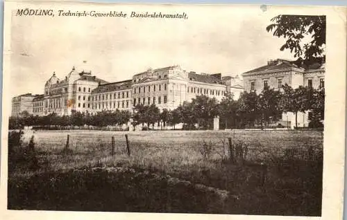 55454 - Niederösterreich - Mödling , Technisch Gewerbliche Bundeslehranstalt - gelaufen 1926