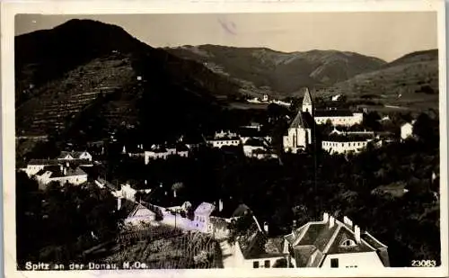 55465 - Niederösterreich - Spitz an der Donau , Panorama - gelaufen 1927