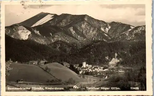 55474 - Niederösterreich - Türnitz , Türnitzer Höger , Panorama - gelaufen 1938