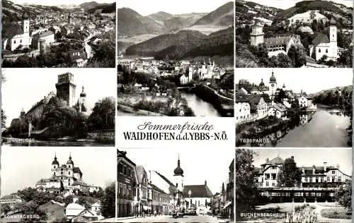 55478 - Niederösterreich - Waidhofen an der Ybbs , Buchenbergheim , Schloss , Sonntagberg - gelaufen 1967