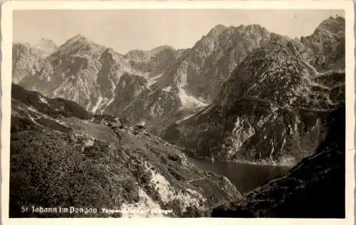 55489 - Salzburg - St. Johann , im Pongau , Tappenkarsee gegen Faulkogel - nicht gelaufen