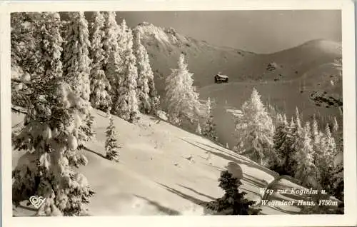 55494 - Salzburg - Wagrein , Weg zur Koglalm u. Wagreiner Haus - gelaufen 1932