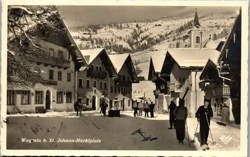 55495 - Salzburg - Wagrein , bei St. Johann , Marktplatz - gelaufen 1931