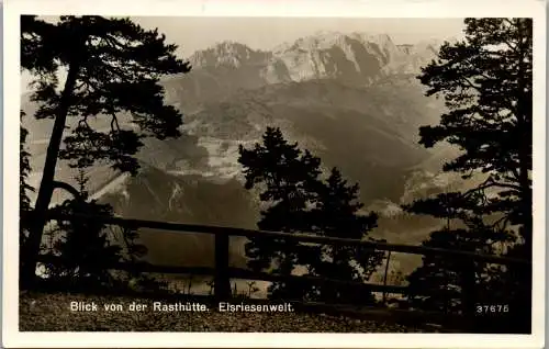 55513 - Salzburg - Werfen , Eisriesenwelt , Blick von der Rasthütte - nicht gelaufen