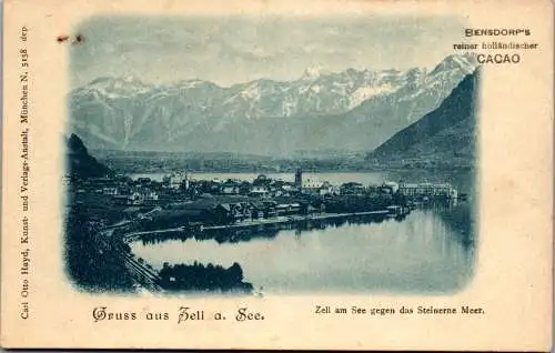 55515 - Salzburg - Zell am See , Gruss aus , gegen das Steinerne Meer - nicht gelaufen