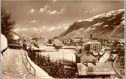 55517 - Salzburg - Zell am See , gegen das Steinerne Meer - gelaufen 1929