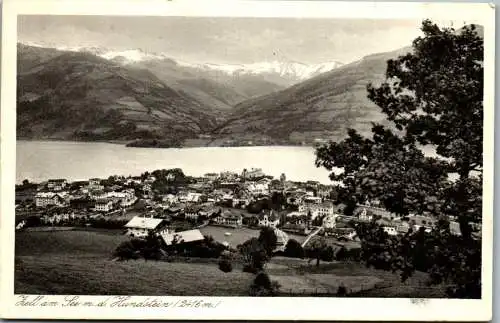 55518 - Salzburg - Zell am See , mit dem Hundstein , Panorama - gelaufen 1928