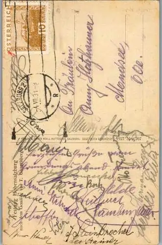 55532 - Salzburg - Salzburg , Festung Hohensalzburg , T. Guggenberger - gelaufen 1931