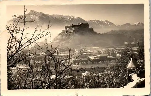 55539 - Salzburg - Salzburg , Vom Kapuzinerberg - gelaufen 1928