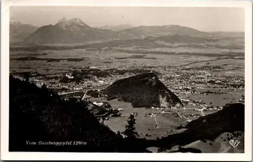 55545 - Salzburg - Gaisberg , Panorama vom Gaisberggipfel - nicht gelaufen