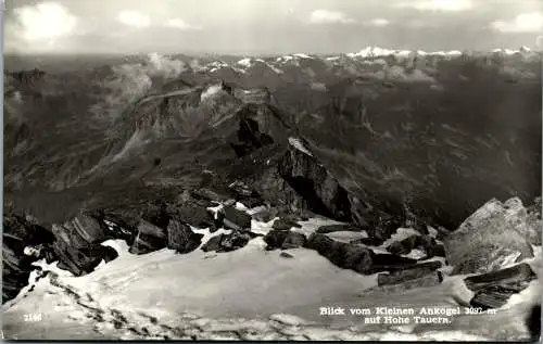 55551 - Kärnten - Hohe Tauern , Blick vom Kleinen Ankogel auf Hohe Tauern , Sammlung Hüttenstempel