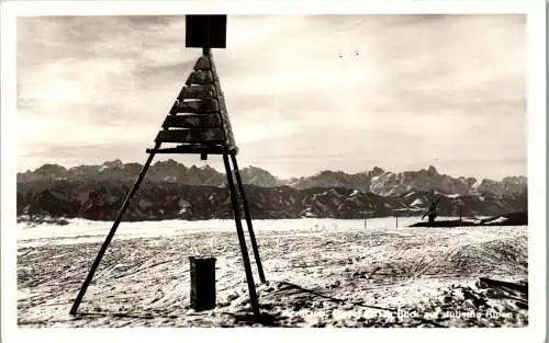 55560 - Kärnten - Gerlitzen , Gipfelkreuz , Blick auf Julische Alpen - gelaufen 1959