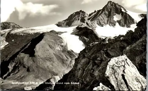 55566 - Kärnten - Großglockner , Glocknerwand vom Süden - nicht gelaufen