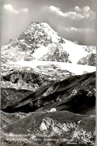 55568 - Tirol - Ködnitztal , Lucknerhütte gegen den Großglockner - nicht gelaufen 1966