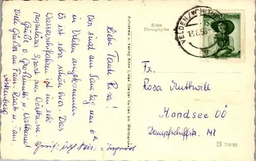 55579 - Kärnten - Velden , am Wörthersee , Schloßhotel - gelaufen 1956