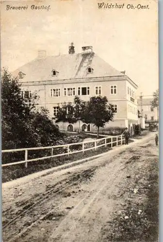 55587 - Oberösterreich - Wildshut , Brauerei Gasthof - gelaufen 1928