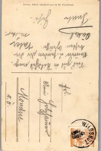 55587 - Oberösterreich - Wildshut , Brauerei Gasthof - gelaufen 1928