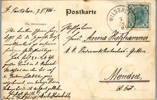 55595 - Oberösterreich - St. Pantaleon , Mosach - gelaufen 1906