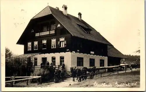 55596 - Oberösterreich - Redltal , Gasthaus Redltal , Maibaum - gelaufen 1934