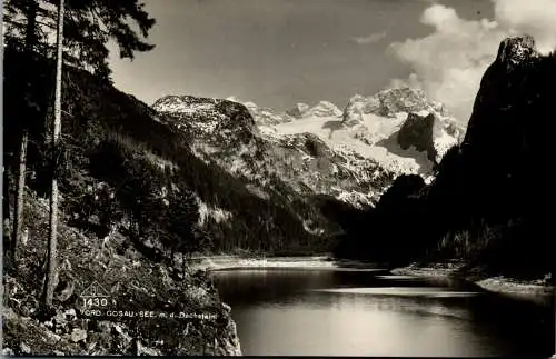 55609 - Oberösterreich - Vorderer Gosausee , mit Dachstein - gelaufen 1931