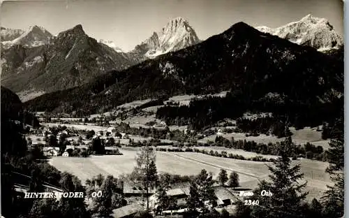 55617 - Oberösterreich - Hinterstoder , Panorama - gelaufen 1954