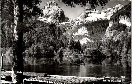 55618 - Oberösterreich - Hinterstoder , Schiederweiher - gelaufen